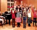 Bild: R. Kreuzer
Viel Spaß haben die Kinder beim Vorspielabend der Franz-Grothe-Musikschule.