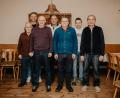 Bild: Manuel Schlosser/exb
Das Bild zeigt die neu gewählte Vorstandschaft (von links): Peter Hermann, Manuel Schlosser, Gerhard Schlosser, Stefan Kubik, Gottfried Blank, Maxi Ost, Albert Sittl. Nicht auf dem Bild: Matthias Zenger und Herbert Wendl.