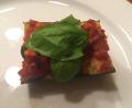 Bild: ihl
Die fertige Bolognese, eingebettet in der Zucchini.