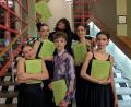 Bild: Städtische Musikschule Marktredwitz/exb
Die Ballett-Juniorengruppe der der Sing- und Musikschule Marktredwitz beim Regionalentscheid zum Deutschen Ballettwettbewerb im Selber Rosenthal-Theater.
