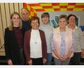 Bild: adj
Die Vorstand des 1. SKC Altenstadt-Neustadt (von links) mit Lena Lugert, Harald Lugert, Gerlinde Sossalla, Sieglinde Schön, Sonja Guhling und Martina Lugert.