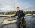 Bild: Florian Miedl/fph
Für Kathrin Plommer der Höhepunkt ihres Berufsalltags: der weitläufige Ausblick von den Dächern.