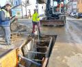 Bild: Petra Hartl
Zu einem Wasserrohrbruch ist es am Montag in der Eglseer Straße in Amberg gekommen.