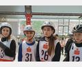 Bild: Mittelschule Mitterteich/exb
Luisa Ott, Maria Atzi, Greta Eiser und Anna-Sophie Firneis (von links) beim Wettbewerb in Inzell.