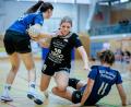 Archivbild: Guenter Uschold
Die Oberviechtacher Handballerinnen (im Bild Susanne Hauser, Mitte) treten am Samstag beim ESV Regensburg III an.