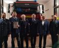Bild: Feuerwehr Raigering/exb
Bei der Ehrung (von links): Zweiter Vorsitzender Manuel Hösl, der langjährige Jugendwart Christian Pöhlmann, Stadtbrandrat Heiner Scharf, Vorsitzender Werner Rubenbauer, Bürgermeister Martin Preuß und Kommandant Thomas Penzkofer.