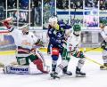 Archivbild: Tobias Neubert
Die Blue Devils empfangen am Freitag den Herner EV zum dritten Match im Play-off-Achtelfinale. Beim 4:1-Sieg der Weidener am vergangenen Sonntag (Szene) war Luca Gläser (blaues Trikot) an allen vier Treffern beteiligt (zwei Tore, zwei Assists).