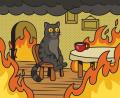 Bild: Oleksandr Pokusai/Adobe Stock
"This is fine" (Alles gut) – ein GIF und Meme Klassiker. Hier etwas anders interpretiert, mit Katze. Dieses Bild wird normalerweise verwendet, wenn alles aus dem Ruder läuft, du aber so tust, als wäre alles in Ordnung.
