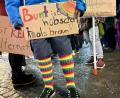 Archivbild: Gabi Schönberger
Eindrücke von der letzten Demo des OBTM in Weiden. Auch am 8. März ruft das Bündnis wieder zu Protesten auf.