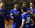 Bild: Büttner, Gerhard
Fünfmal konnten die Spieler der SpVgg SV Weiden am Freitagabend beim 5:0 gegen die SpVgg Landshut jubeln.