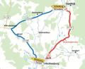 Grafik: Oberpfalz-Medien, Laura Fröhler/Quelle: Martin Paulus, Staatliches Bauamt Amberg-Sulzbach,
Ab Montag, 11. März, ist die Straße zwischen Schneeberg und Gaisthal für drei Tage gesperrt. Die Umleitungsstrecke ist ausgeschildert.