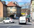 Bild: Petra Hartl
Die Schlachthausstraße in Amberg bleibt stadteinwärts im letzten Stück vor dem Kreisverkehr gesperrt.