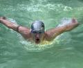 Bild: R. Oeckl
Rouven Oeckl beim Training im Pool.