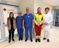 Bild: Sabina Hasenbank/exb
Das Team der Zentralen Notaufnahme an der Asklepios Klinik Burglengenfeld stellt sich in der Spitze neu auf: (von links) Kathrin Hofstetter, Tina Aletto, Dr. Florin Silviu Bodea, Christoph Reichenbächer, Dr. Josef Zäch.