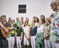 Bild: Alescha Birkenholz/exb
Beim letzten Auftritt begeisterte der Leiter mit seinem Taucherchor in München.