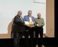 Bild: Reinhard Weber/exb
Thomas Gebele, Richard Reisinger und Reinhard Weber (von links) bei der Ehrung.