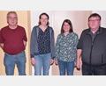Bild: sche
Sie führen die nächsten drei Jahre den Stopselclub Aschach (von links) Vorsitzender Gerhard Meier, Schriftführerin Petra Grädler, Kassiererin Gabi Rembold, stellvertretender Vorsitzender Josef Schäffer.