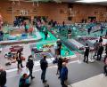 Archivbild: Peter Ostermann/exb
Größter Teil der Ausstellung wird der Truck-Parcours, der sich in der Dreifachturnhalle der Krötenseeschule auf 740 Quadratmeter erstreckt.