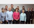 Bild: E. Himmelhuber/exb
Ehrungen beim Schützenverein Edelweiß Obersdorf: Von links Dritte Bürgermeisterin Hildegard Geismann, Anton Stümpfl, Richard Beer, Jonas Frischholz, Petra Grünwald, Mathias Reif, Anita Himmelhuber, Roland Reif, Georg Hausmann und Gauschützenmeister Werner Wendl.