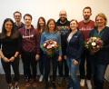 Bild: tra
Die neue Spartenleitung der Tennisabteilung der DJK Ensdorf (von links): Melena Sommerer, Florian Koller, Fabian Westiner, Anna Straßburger, Linda Trager, Christoph Müller, Spartenleiterin Nadine Wenzlik, Christopher Bias und Sabine Müller.