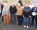 Bild: e
Die Siedlergemeinschaft Haselmühl ehrt langjährige Mitglieder (von links): Bürgermeister Roland Strehl, Irene Kugler, Vorsitzender Heinrich Schäfer, Jürgen Wolf, Franz Höreth, Klaus Dietmayr, Alfred Kraft, Klaus Bleisteiner und Hans Dietmayr.