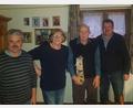 Bild: Stadt Schönsee/exb
Bürgermeister Reinhard Kreuzer (rechts) und Dritter Bürgermeister Josef Fleißer (links) gratulieren Josef Höcherl – im Bild mit Ehefrau Maria – zum Geburtstag.