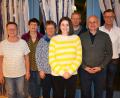 Bild: fdl
Die Turnabteilung des TuS Hirschau wählt einen neuen Vorstand (von links): Marianne Wild, Elfriede Gerstmann, Anita Ritz, Katharina Fellner, Frank Neef und Vorsitzender Manfred Groher. Ihnen gratuliert Bürgermeister Hermann Falk.