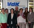 Bild: lep
Für weitere vier Jahre im Amt des VdK Ortsverbandes Kirchenthumbach sind von links: Maria Thumbeck (Frauenbeauftragte), Lydia Regner (Beisitzer), Helga Friedl (1. Vorstand), Josef Regner (2. Vorstand), Petra Lettner (Schriftführer), Carola Brust (Kreisvorsitzende) sowie Gabi Böhm (Kasse).