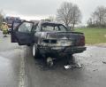 Bild: Polizei Marktredwitz/exb
Ausgebrannt ist der Kofferraum dieses alten Fords.