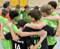 Archivbild: Hubert Ziegler
Die Jungs des VC DJK Amberg stimmen sich auf die deutsche U18-Meisterschaft ein.