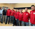 Bild: lei
Bürgermeister Hermann Mertel mit dem neuen Vorstand des SC Eschenfelden: Eric Neidel, Herbert Herbst, Quirin Neidel, Matthias Sertl, Timo Hieltel, Marko Hieltel, Florian Hölzl und Jürgen Leißner (von links).