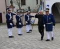 Bild: prh
Besonders stolz war Ehrenstadthauptmann Ludwig Fritsch (Zweiter von rechts) als er gemeinsam mit Stadthauptmann Josef Moldaschl (rechts) an seinem 80. Geburtstag die zum Ehrensalut angetretene Bürgerwehr abschritt.
