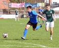 Bild: Gebert
Mit zwei Toren in der Schlussphase rettete Jakub Nedbaly (rechts, hier im Laufduell mit Maximilian Hafenbrädl) dem SV Mitterteich gegen den 1. FC Herzogenaurach noch einen Punkt.