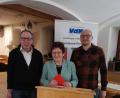 Bild: SPD und VdK Konnersreuth/exb
Renten-Expertin Brigitte Scharf referierte kürzlich in Konnersreuth. Mit im Bild VdK-Ortsverbandsvorsitzender Lorenz Haberkorn (links) und SPD-Ortsvorsitzender Markus Wenisch.