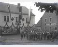Bild: Josef Geist/Archiv: Siegfried Rossmann
Aufmarsch von SA und Hitlerjugend in Schönsee in 1933/34