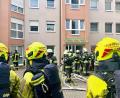 Bild: Gabi Schönberger
Die Einsatzkräfte hatten den Brand in einem Keller Zur Centralwerkstätte schnell im Griff.
