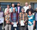 Bild: Petra Hartl
Siedler- und Eigenheimgemeinschaft Loderhof. Vorne von links: Heinz Mertel jun., Ingrid Weiß, Waldemar Eckl, Werner Fischer, Eveline Eckl, Johann Specht. Hinten von links: Anna Margarete Hartmann, Rudolf Eckl, Stefan Frank, Klaus Bleisteiner und Christian Pruy