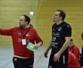 Bild: ham
HSG-Trainer Daniel Duscher (links) und Jaroslav Strejc erwarten mit ihrem Team den HC Sulzbach.