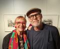 Bild: hev
Carl-Peter und Sabine Fricke haben ihre Ausstellung beim Taubschuster eröffnet.