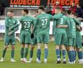 Archivbild: Hubert Ziegler
Die Spieler der DJK Gebenbach schwören sich auf das Spiel gegen den TSV Kornburg ein.