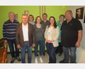Bild: Stadtkapelle/exb
Der neue Vorstand (von links) musikalischer Leiter Norbert Zimmermann, Bürgermeister Karlheinz Budnik, Stadträtin Heike Lehner, neue zweite Kassenrevisorin Elisabeth Gierisch, Vorsitzender Martin Konz, neue Kassiererin Juliane Weber, Gisela Witt vom Nordbayerischen Musikbund und neuer Zweiter Vorsitzender Rainer Bauer.