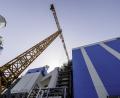 Bild: Hösamer
Der Bau der neuen Rauchgas-Reinigung im Schwandorfer Müllkraftwerk schreitet voran. Die Maßnahme ist Teil des Großprojekts "Triphönix".