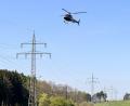 Bild: Bayernwerk AG /exb
Aus der Vogelperspektive überprüft das Bayernwerk derzeit auch im Landkreis Schwandorf sein Leitungsnetz.