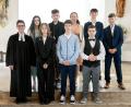 Bild: Michaela Völkl/exb
Acht Konfirmanden aus Rothenstadt und Etzenricht begehen in Etzenricht ihren großen Tag.