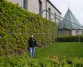 Bild: Wolfgang Steinbacher
Der Pavillon neben der Erlöserkirche in Amberg wird Montag und Dienstag mit Blumen und roten Teppichen für die Zeremonie geschmückt.