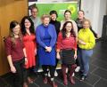 Bild: Würth, Wolfgang
Der Grüne-Bezirksvostand mit Europa-Spitzenkandidatin Andie Wörle (Vierte von links) und der neuen vielfaltspolitischen Sprecherin Marie Scholz (Fünfte von links).