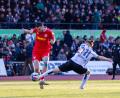 Bild: Sascha Janne
Der SSV Jahn (rote Trikots) und der SSV Ulm standen sich am Sonntagabend im Spitzenspiel der 3. Liga gegenüber.