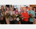 Bild: gf
Bei der Ehrung (von links): Die UFH-Vorsitzende Andrea Seitz, Hans Weber, Andrea Schmid-Hirmer, Margret Schmid, Dietmar Lenk, Lore Fischer, Elisabeth Mosner, Marianne Schwab, Angelika Baumer, Margit Baumer und die stellvertretende UFH-Vorsitzende Maria Blödt.