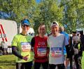 Bild: Ludwig Kreutzer/exb
Die Weidener Läufer beim Wien Marathon (von links): Jürgen Steinsdörfer, Georg Artmann und Markus Schreiner.