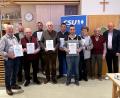 Bild: CSU Wildenau/exb
Ehrungen standen bei der CSU Wildenau an: (von links) Josef Wittmann, Thomas Wittmann, Helmut Mark, Christoph Röckl, Hans-Günther Spickenreuther, Thomas Albrecht, Michael Haubner, Hildegard Platzer, Josef Albrecht und Markus Preisinger.